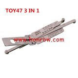 For Original Lishi TOY47 2 in 1 decode and lockpick