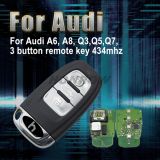 For Au 3 button remote key with 434mhz and VGA chips For Au A6, A8, Q3,Q5,Q7, only your remote key is like this, all remote key can use