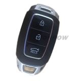 For Hyundai New Elantra 3 button remote key blank