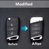 For VW Modified  keyless MQB B8 3 button remote key  with 434mhz 