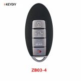 KEYDIY Remote key 3 button ZB03-4 smart key for KD900 URG200 KDX2 KD MAX