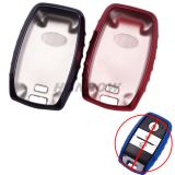 For Kia TPU protective key case red color MQQ:5PCS