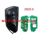 KEYDIY Remote key 4 button ZB25-5 PCB smart key for KD900 URG200 KDX2 KD MAX
