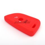 For BMW 3  button silicon case (red color)
