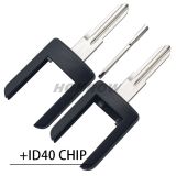 For Op key head with left blade  ID40 Chip