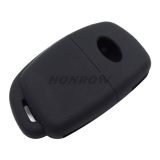 For Hyundai 3 button Silicone case black MQQ:5PCS