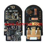 For BMW smart card OM-F434 3 button remote key with PCB（Black）With 434MHZ /PCF7953P chip