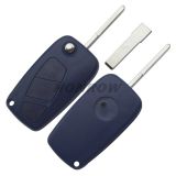 For Fi 2 button remtoe key blank with special battery clamp Blue color  