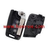 For V Golf7 3 button remote key shell with HU66 blade