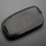 For Skoda 3 button key cowhide learther case. 
