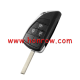 For Chevrolet 3 button modified flip remote key blank