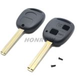 For To 2 button remote key blank with TOY40 blade (long blade-46mm)