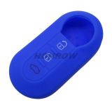 For Fiat 3 button Silicone case (blue color) (MOQ:50pcs)