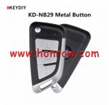 KEYDIY Remote key 3 button NB29 Metal button Multifunction remote key
