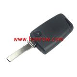 For VW Golf7 3 button remote key shell with HU66 blade
