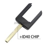 For Op HU43 key blade  ID40 Chip