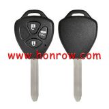 For high quality Toy 3 button remote key blank with toy43 blade enhanced version
