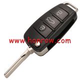 For Audi 3 button remote key with 868MHz 8E Electronic Chip 4F0837220R 4F0837220D