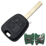 For Cit 2 button remote key with 307 blade 433Mhz PCF7961 Chip
