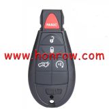 For Chrysler Jeep 4+1 button remote key with PCF7961M / HIATG AES / 4A chip FCC ID: GQ4-53T IC: 1470A-34T P/N: 68105083 AC AD AE AF AG
