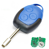 AfterMarket Ford Transit blue  3 button remote key   433MHz ASK 4D63 CHIP FCCID:6C1T 15K601 AG
