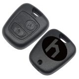 For Peu 2 button remote key case for 307&407&406 key blade （without key blade)