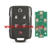 For Chevrolet black 5+1 button remote key with 315mhz FCC ID：M3N32337100