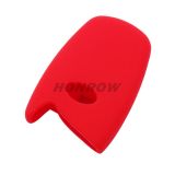 For Hyundai 3 button silicon case red MQQ: 50PCS