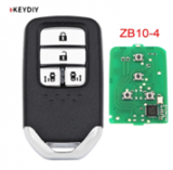 KEYDIY Remote key 3 button ZB10- 4 button smart key for KD900 URG200 KDX2 KD MAX
