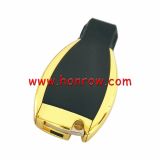 For Benz 3 button remote  key blank gold color