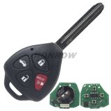 KEYDIY Toyota style 3+1 button remote key B05 3+1 for KD900 URG200 KDX2 KD MAX to produce any model remote