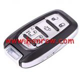 For Chrysler 5+1 remote key blank with emergency Key Blade 