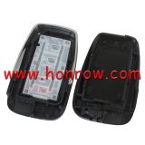 For Toy 3+1 button remote key blank can put vvdi toyota smart pcb card