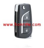 For Toyota 2+1 button remote key blank toy48 blade