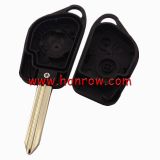 For Peugeot 2 button remote  key blank without Logo (With Battery Place)