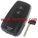 For Toy 2 button remote key blank can put vvdi toyota smart pcb card