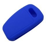 For Audi 3 button Silicone case blue color (MOQ: 50pcs)