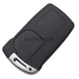 For BM 5 series 3 button remote key blank with blade No Logo  battery holders in the shell 