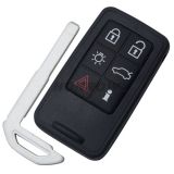 For Vol 6 button  remote key blank with one battery clamp