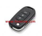For Renault 3 button remote key blank with Blade and black back cover  without logo please choose the blade type.