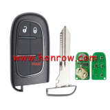 For Chrysler Dodge Ram 2+1 button smart Remote Car Key with 433Mhz PCF7945 ID46 Chip FCCID:GQ4-54T