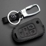 For Buick 4+1 button key cowhide leather case used for new Lacrosse,new Regal with key ring.