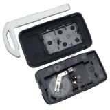 For Vol 5 button remote key shell with 2 parts battery clamp