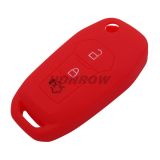 For Ford 3 button Silicone case red MQQ: 50PCS