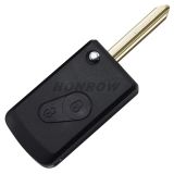 For Cit 2 button modified folding remote key blank