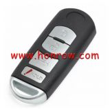 For Mazda 4 button smart remote key with 315MHZ 4D63 CHIP  FCC ID: KR55WK49383 P/N: 5WK49383A, 5WK49383E IC: 267T-5WK49383 Siemens VDO system