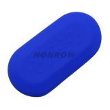 For Fiat 3 button Silicone case (blue color) (MOQ:50pcs)