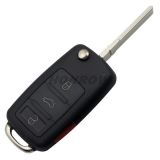 For Au 3+1 button A8 Remote key blank with panic button