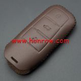 For VW 3 button key leather case 