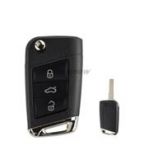 For VW Skoda 3 Buttons 434MHz MQB Type Flip Proximity Smart Key for Skoda Octavia 2012-2018 -  5E0 959 753 E  (5E0 959 752 A)